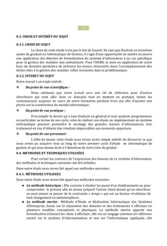 Conception d'une application informatisée des malades au sein de l'HGR