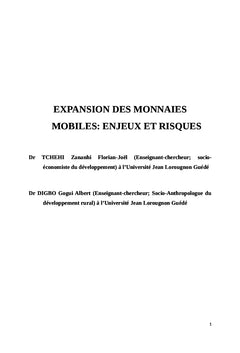 Expansion des monnaies mobiles: enjeux et risques