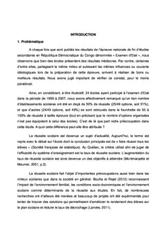 Comportements de parents des diplômés d'état face à la réussite à l'examen d'état