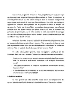 Comportements de parents des diplômés d'état face à la réussite à l'examen d'état