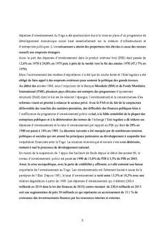 Investissements Publics et Privés sur la Croissance Économique au Togo