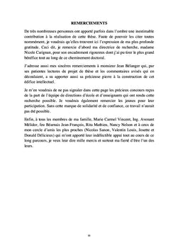 Représentations sociales de la réussite/échec scolaire d'élèves haïtiens arrivés au Québec