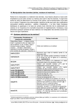 L'économétrie avec Eviews