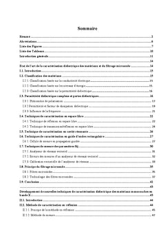 Techniques de mesure de la permittivité complexe des matériaux