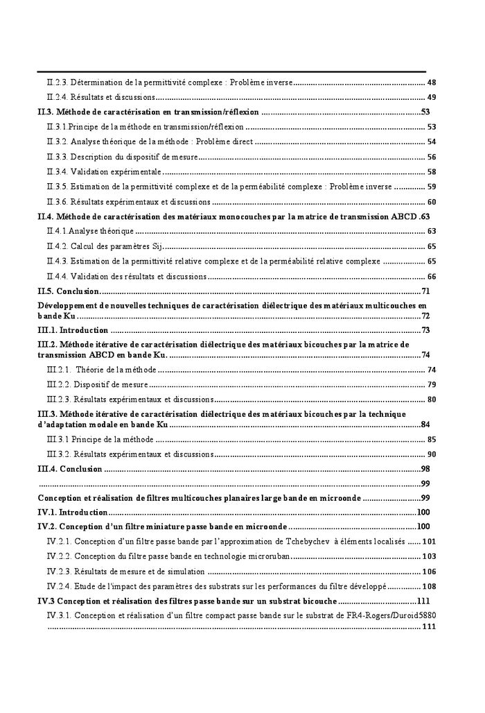 Techniques de mesure de la permittivité complexe des matériaux