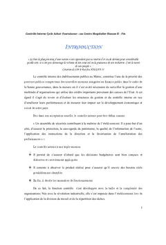 Contrôle Interne Cycle Achat- Fournisseur