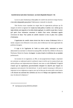 Contrôle Interne Cycle Achat- Fournisseur