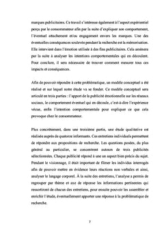 L'émotion dans la persuasion publicitaire: Le cas des Réseaux Sociaux