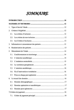 Lidocaïne et prévention des douleurs laryngées post intubation