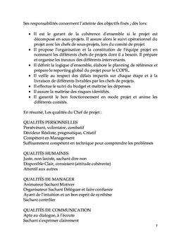 Manuel sur la gestion des projets et programmes, suivi et évaluation