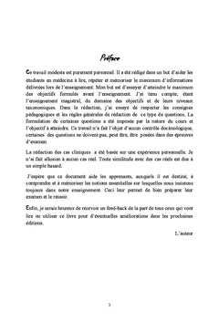 QCM, QROC, Cas Cliniques