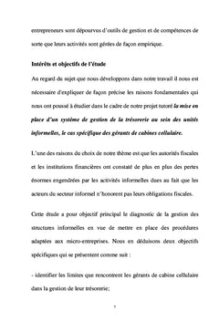 Système de Gestion des Unités Informelles