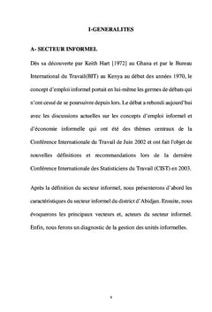 Système de Gestion des Unités Informelles