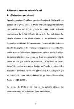 Système de Gestion des Unités Informelles