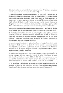 Déterminants de l'Incomplétude Vaccinale chez les enfants de 12-24 mois