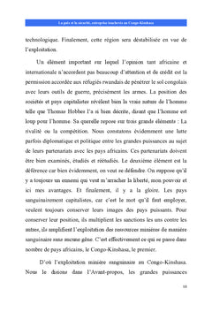 La paix et la sécurité, entreprise inachevée au Congo-Kinshasa