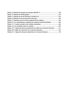Les spécificités de la structure financière des entreprises familiales