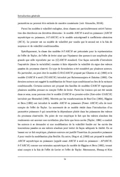 Inférence statistique de modèles à volatilité linéaire des paramètres