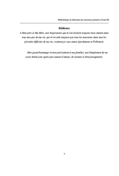 Méthodologie de fabrication des structures portuaires (Tome III)