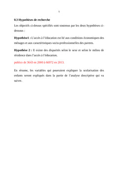 Les déterminants familiaux de la scolarisation des enfants de 7-12 ans au Burundi