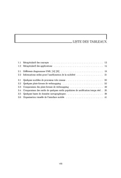 Conception et implémentation d'un outil d'aide à la mobilité