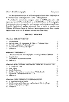 Histoire de la Chromatographie
