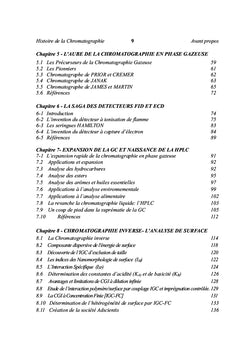 Histoire de la Chromatographie