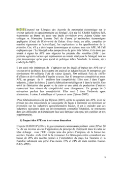 Impact des APE sur le développement des PME au Congo-Brazzaville