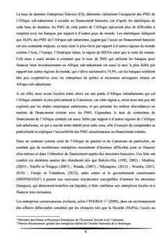 PME familiales camerounaises