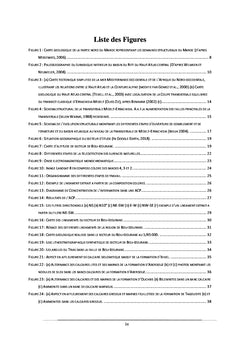 Étude géologique et gîtologique des gisements de fluorines