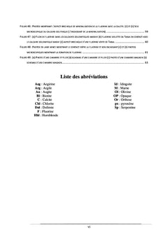 Étude géologique et gîtologique des gisements de fluorines