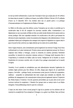 Identité d'un groupe : entre maison mère et filiales étrangères