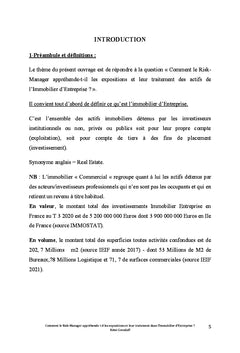 Risk Manager dans l'Immobilier d'Entreprise