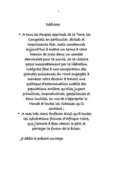 Ma plume d'or pour le pauvre Congo. Tome 2/2ème Partie