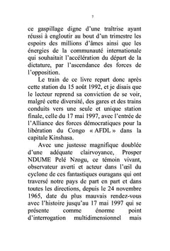 Ma plume d'or pour le pauvre Congo. Tome 2/2ème Partie