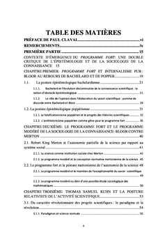 La sociologie de la connaissance à l'aune du programme fort