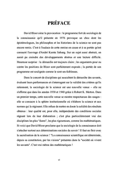 La sociologie de la connaissance à l'aune du programme fort