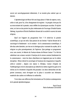 La sociologie de la connaissance à l'aune du programme fort