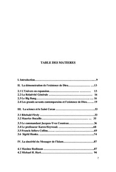 Dieu, la science, le Saint Coran et l'athéisme