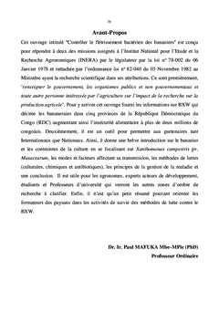 Contrôler le flétrissement bactérien de bananier et plantain