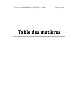 Traitement endovasculaire des lésions occlusives fémoro-poplitées