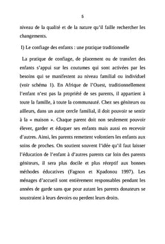 Les déterminants socio-économiques du confiage des enfants (5-17 ans)