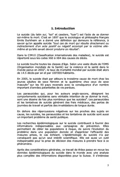 Suicides à Genève
