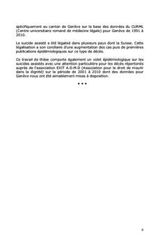 Suicides à Genève