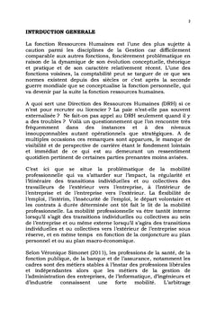 La Gestion de la Mobilité et des Carrières