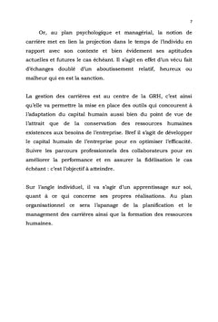 La Gestion de la Mobilité et des Carrières