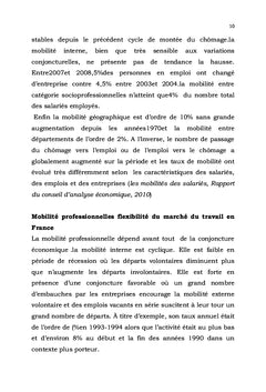 La Gestion de la Mobilité et des Carrières