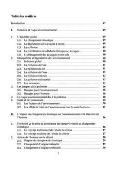 L'Analyse du Risque Environnemental sur la Santé Humaine