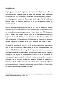 L'Analyse du Risque Environnemental sur la Santé Humaine