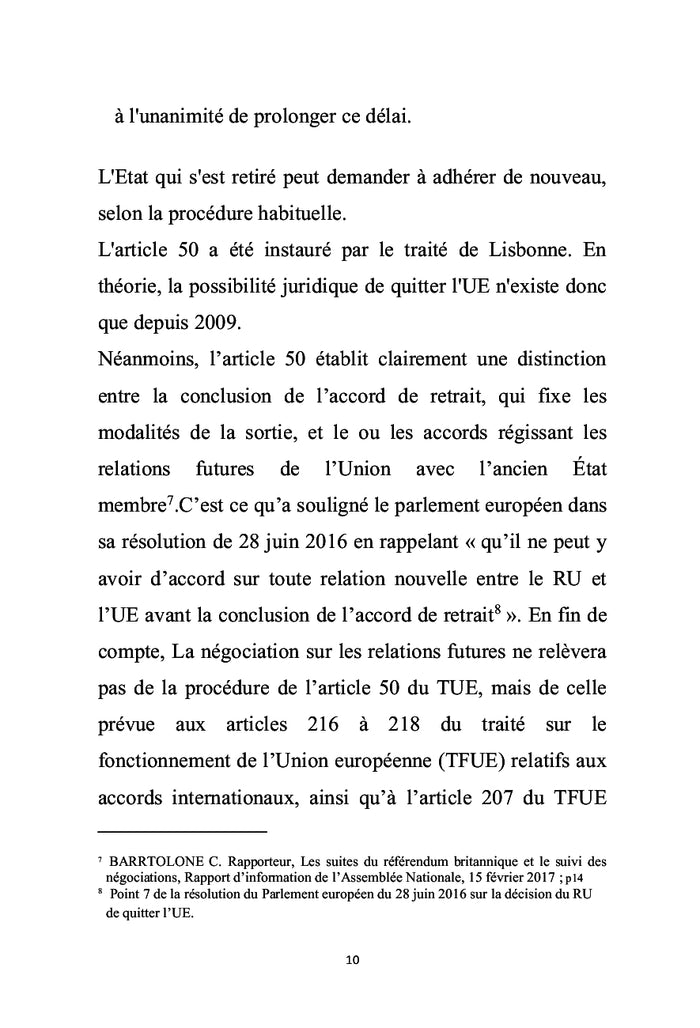 Conséquences du Brexit sur l'UE et le RU et ses perspectives